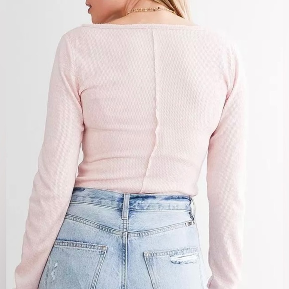 NWT Free People Sloane Henley Bodysuit - Picture 9 of 15